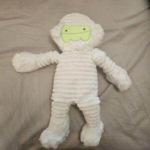 Cuddly Creature Plush Toy - White and Lime